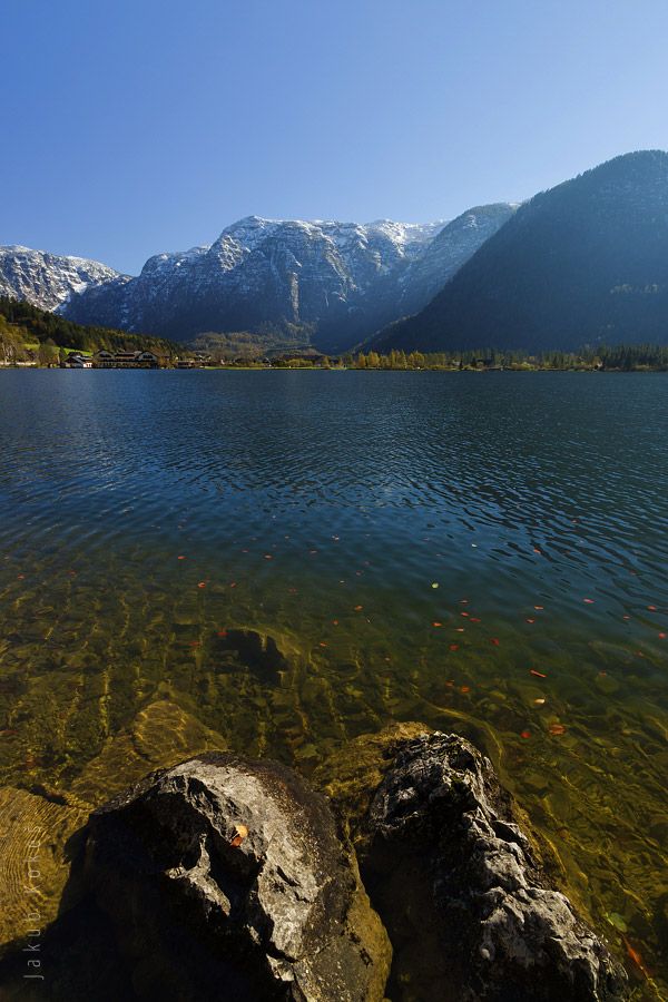 Jezero Hallstättersee, Rakousko