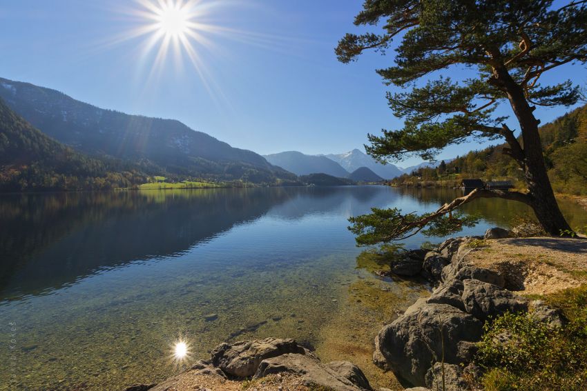 Jezero Grundelsee, Rakousko